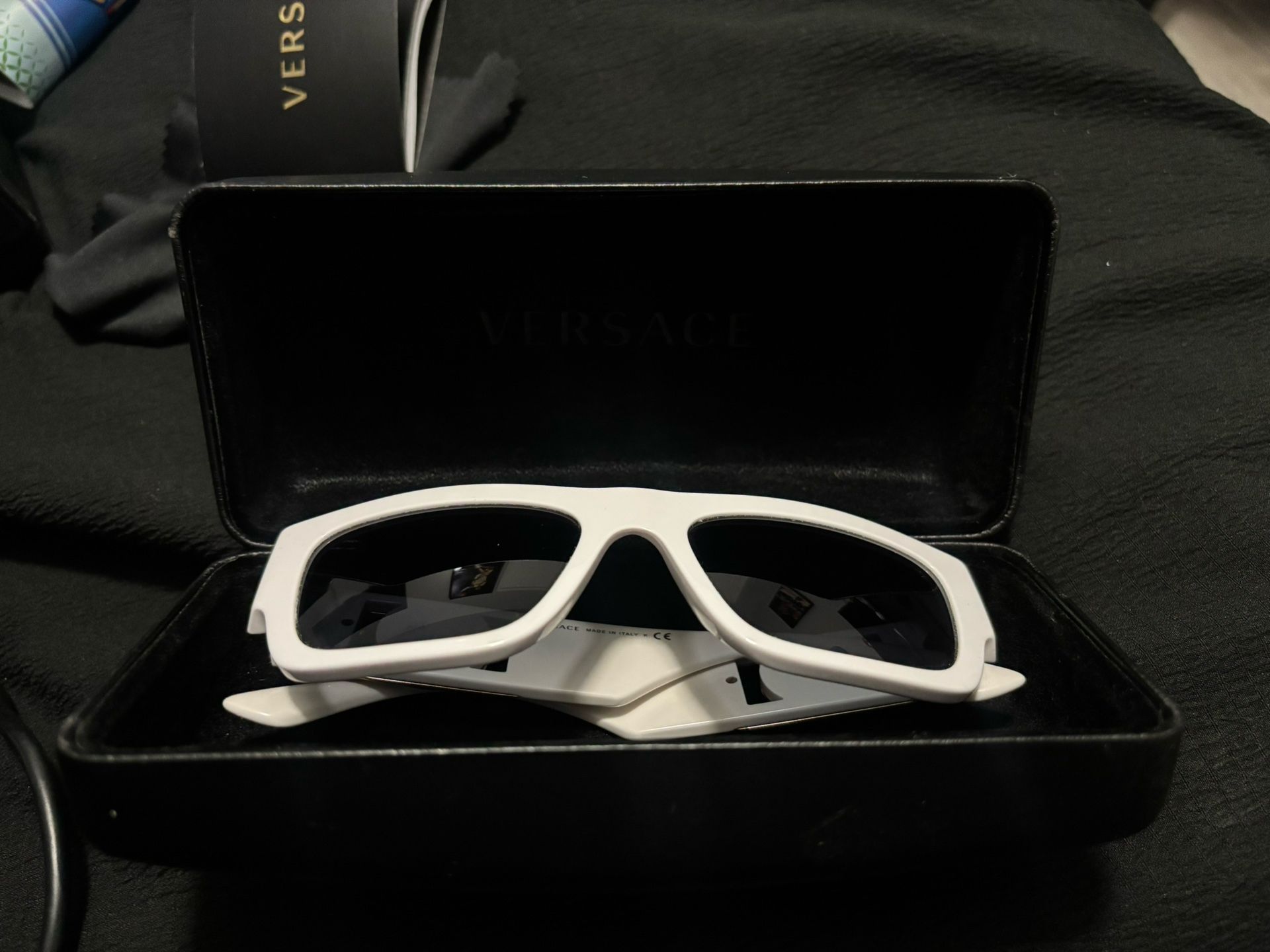 White Versace Sunglasses