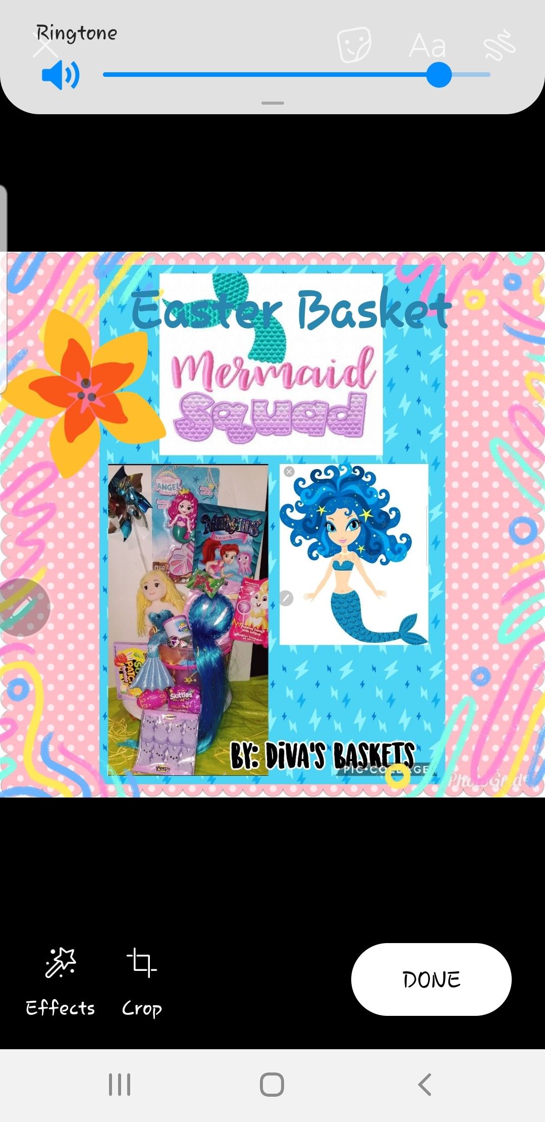 Mermaid Squad Easter Basket