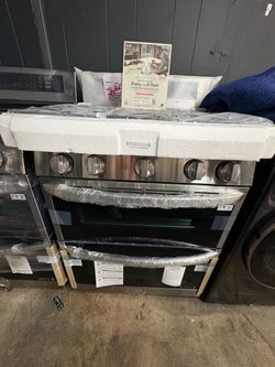 LG Stainless Steel Double Oven Gas Range