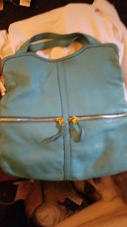 Fossil large leather cross body