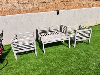 Patio teak set
