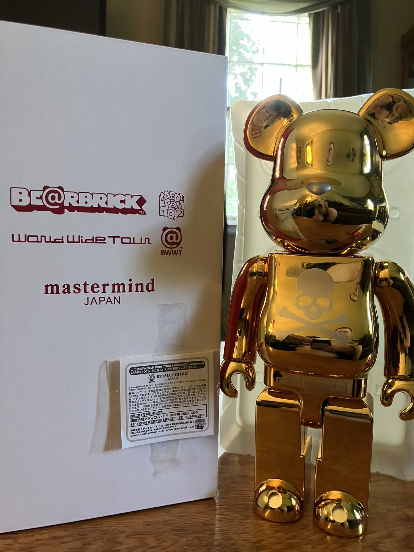 その他 Bearbrick Karimoku Mastermind World BE@RBRICK MASTERMIND WORLD 100％ & 400％ Original Medicom Bearbricks