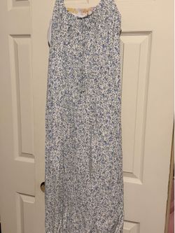 Blue floral dress size S