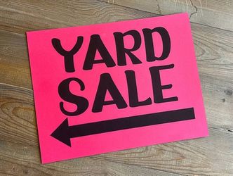 YARD SALE –SATURDAY MAY 30th 8AM – 1PM