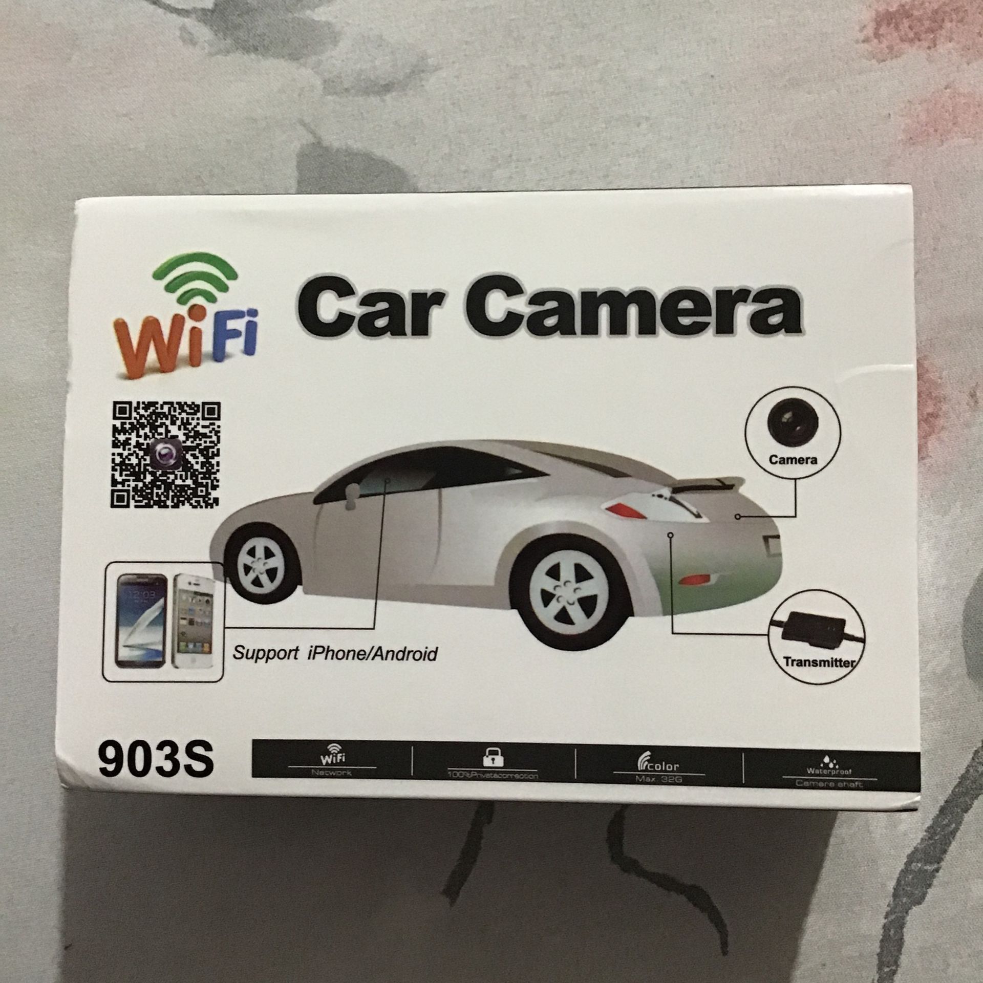 Wi-Fi Car Backup Camera Realtime Video Transmitter For iPhone And Android 