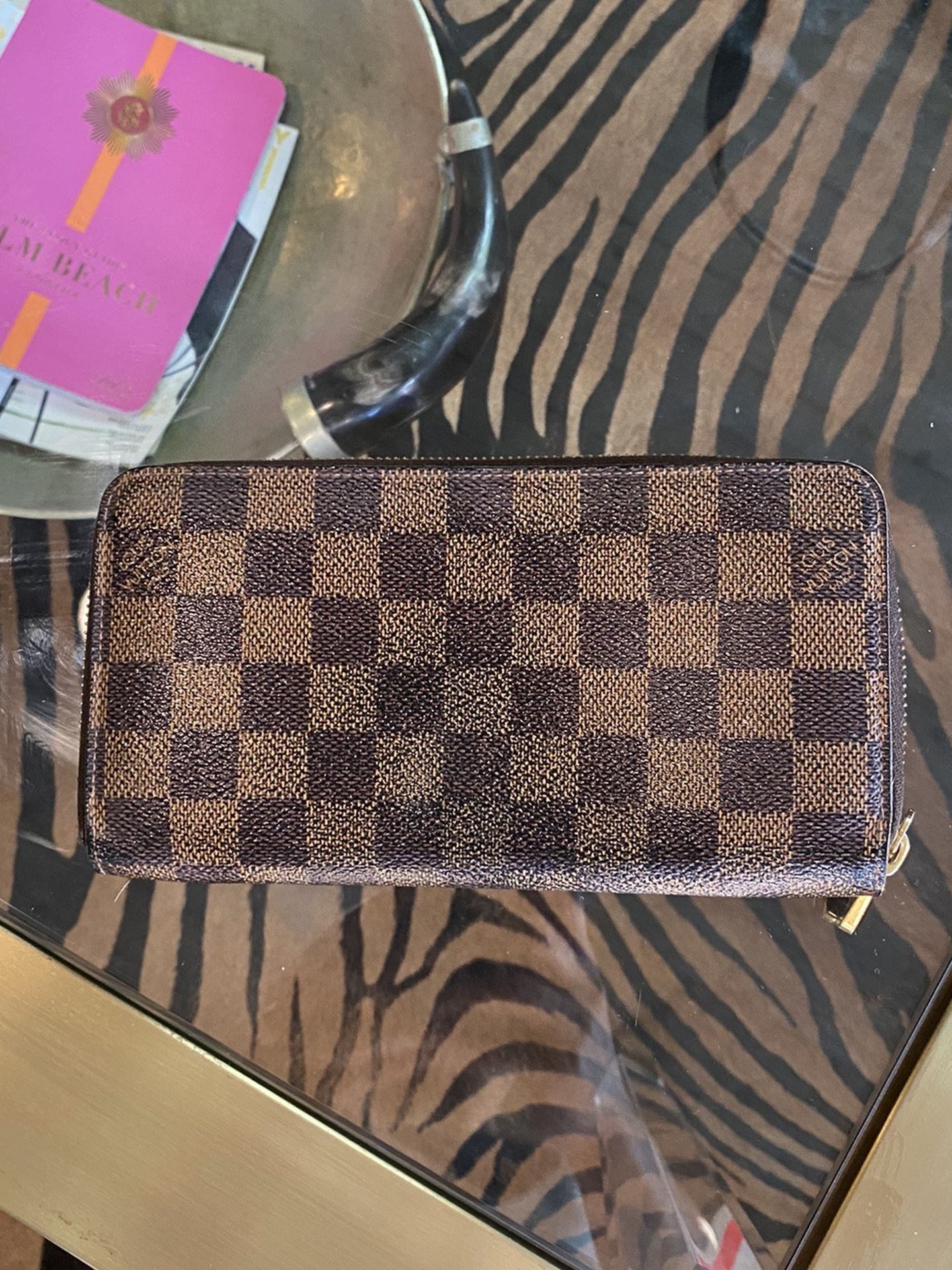 Louis Vuitton Damier Ebene Zippy Long Wallet From 2015