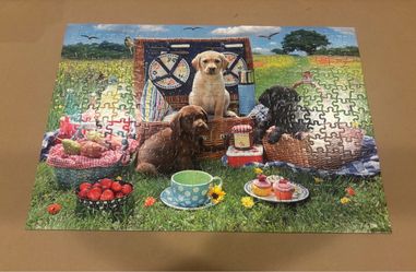 300 Piece Puzzle-Puppies