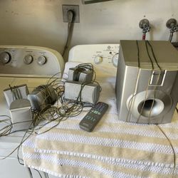 Surround Sound Speaker System With Subwoofer