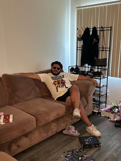 Brown couch