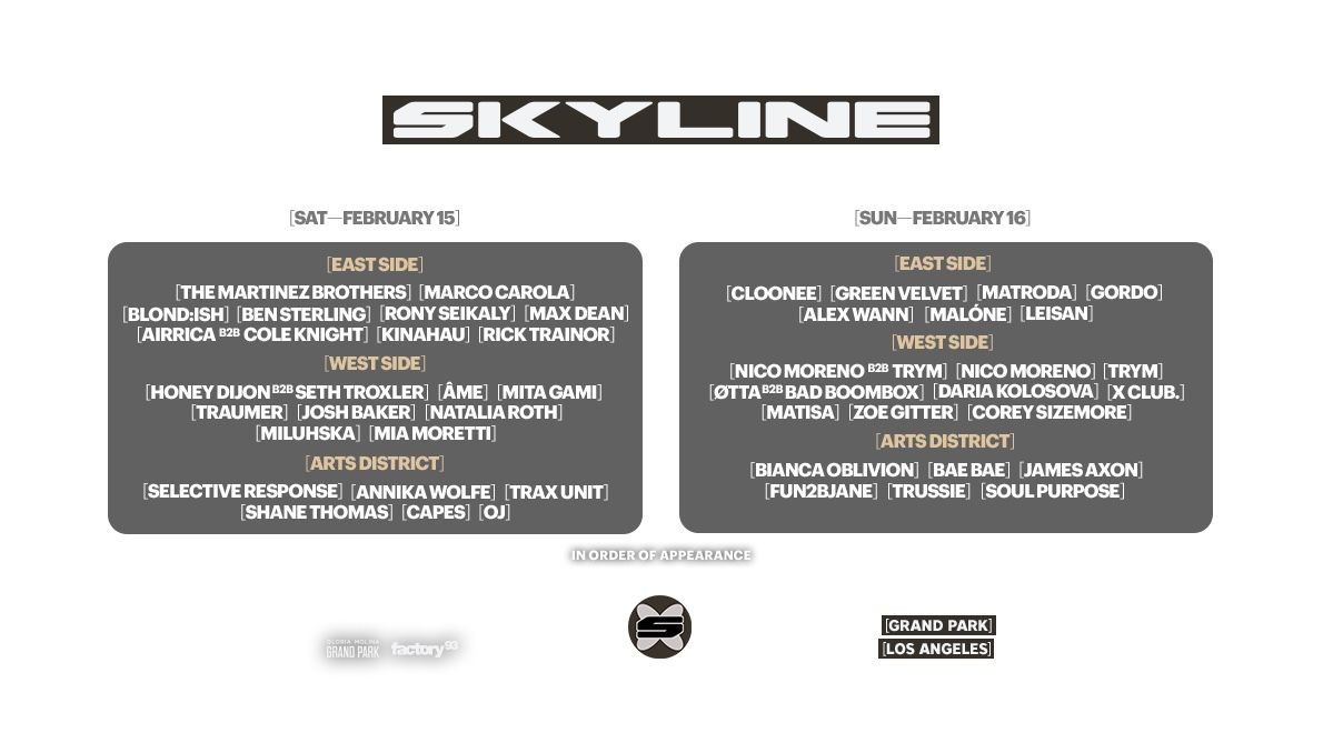 SKYLINE SUNDAY GA