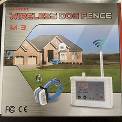 Brand New In Box Justpet Wireless Dog Fence With 3 Collars