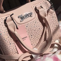 Juicy Couture Pink Rhinestone Bag