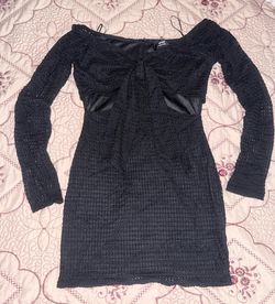 Mini black dress