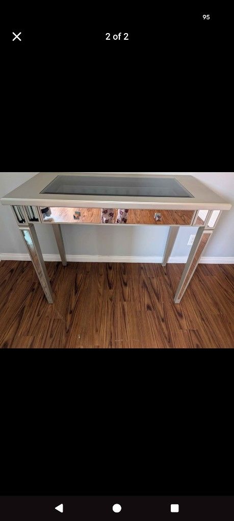 Mirrored Wine Table