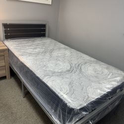 Twin Bed With Mattress NEW