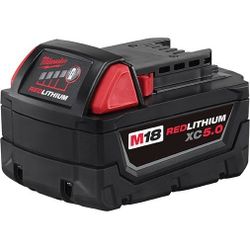 Milwaukee M18 Red Lithium XC 5.0 Battery 