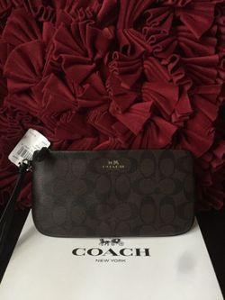 Coach large wristlets