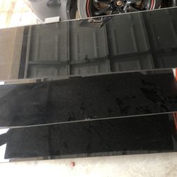 Black Glass Tv Stand 