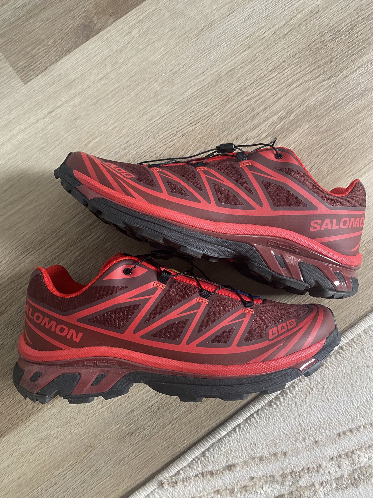 Salomon XT-6 Rum Raisin Red Size 11