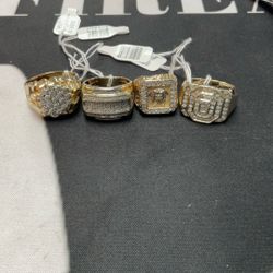 Gentleman’s Gold Diamond Rings 