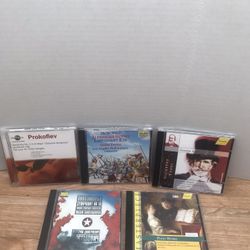 Classical Music Cd Lot Of 5 Including Prokofiev,Tchaikovsky, Beethoven And More
