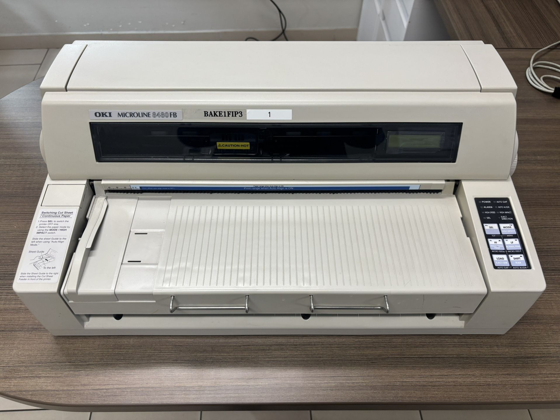 OKI Microline 8480FB Dot Matrix Printer