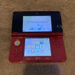 Nintendo 3DS Flame Red With Charger Offers Welcome