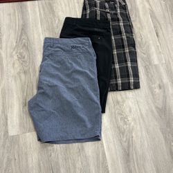 3 Pair Hurley Walking Shorts