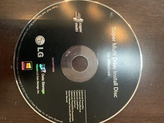 Super Multi Drive Install Disc