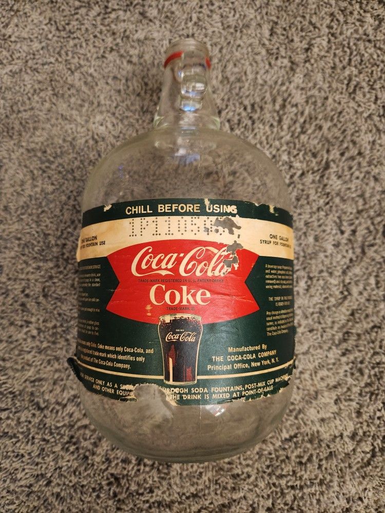 Vintage Coca-Cola Syrup Bottle