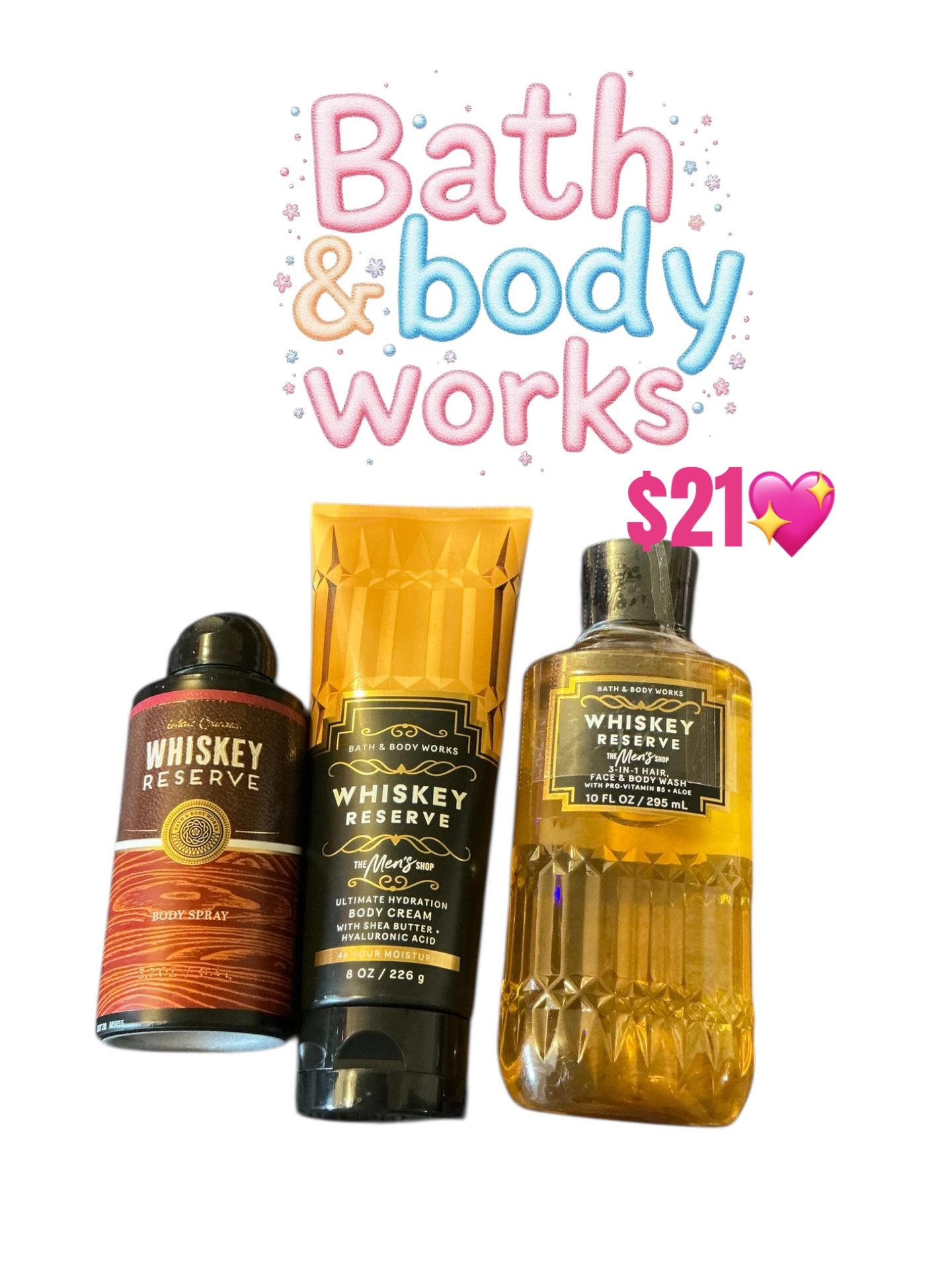 BATH AND BODY WORKS 3PCS 💖