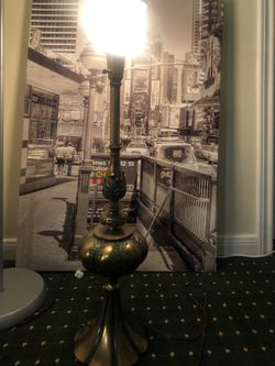 Antiques Mediterranean lamp