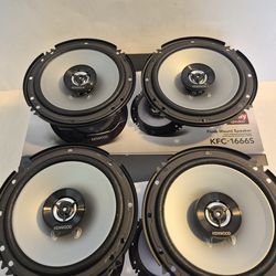 KENWOOD 2 PAIRS 6.5" 2 WAY 300 WATTS CAR SPEAKER