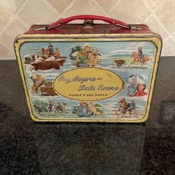 Roy Rogers And Dale Evan’s Double Bar R Ranch Lunch Box No Thermos