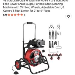 Vevor Drain Cleaner Machine