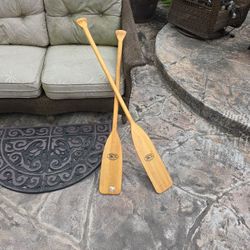 Beaver Brand Wooden Oars