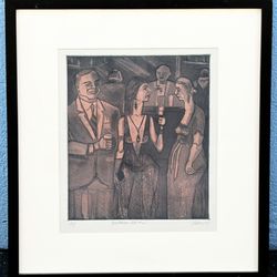1991 David Fox "Intermission" litho