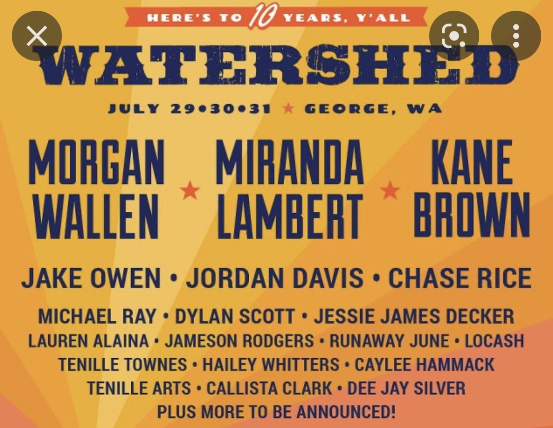 2022 Watershed Wristband Ticket For Sale!!