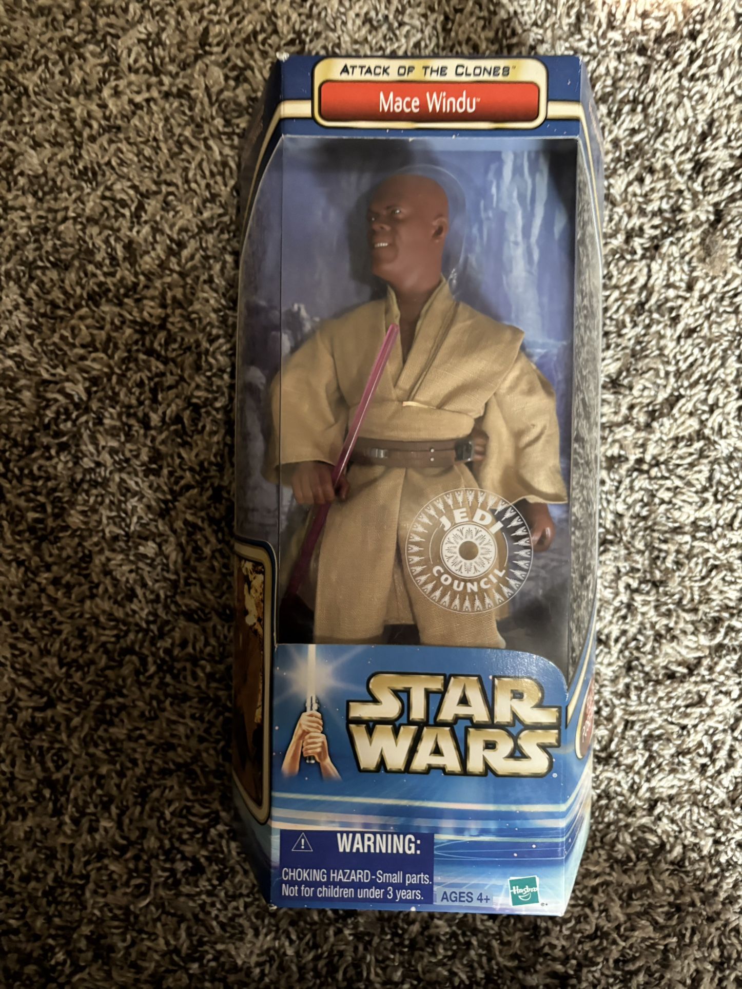 Star Wars AOTC 12’ Figure Mace Windu Sealed
