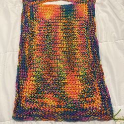 Crocheted Car Seat/Stroller Blanket/Poncho