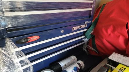 Craftsman Tool Rolling Tool Bin - With Tools