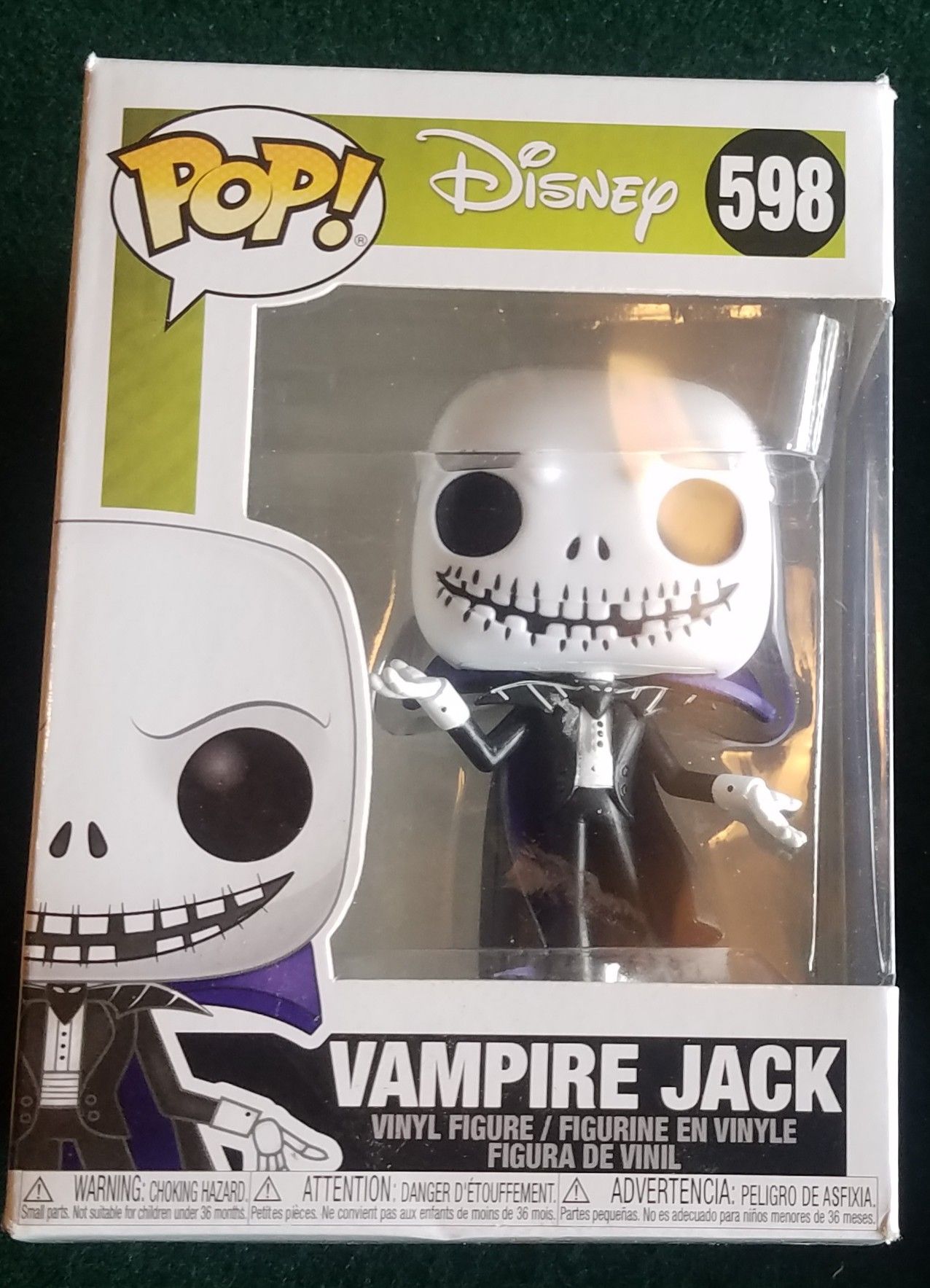 Funko Pop Disney's Nightmare Before Christmas Jack Skellington Figure New