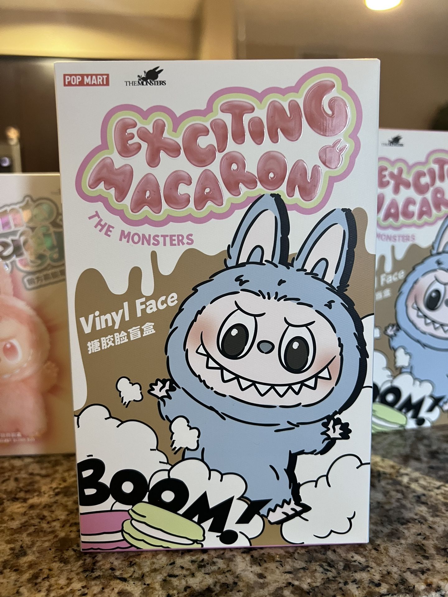 Pop Mart The Monsters Exciting Macaron Sesame Bean Labubu