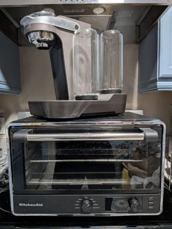 KitchenAid Digital Countertop Oven with Air Fry - KCO124BM & Bartesian Duet Cocktail Machine,