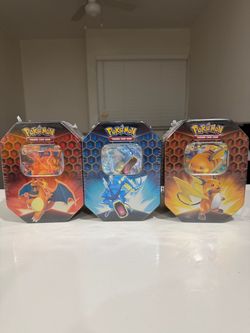 Pokemon cards Hidden Fates Tin - All 3 $500