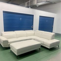Leather Sectional Set