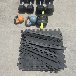 Weight Set & Floor Mat