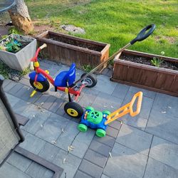 Lot Of 2 Trike And Buble Lawn Mower