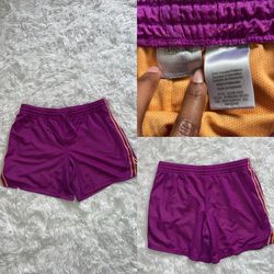 Purple and Orange Athletic Shorts