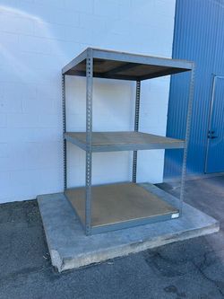 Industrial 3 Tier Racks 48 in W x 48 in D Used Heavy Duty Storage Shelving Stronger Than Homedepot Lowes And Costco Delivery Available